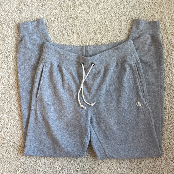 Light Grey Champion Joggers Size Small - Picture 2 of 3